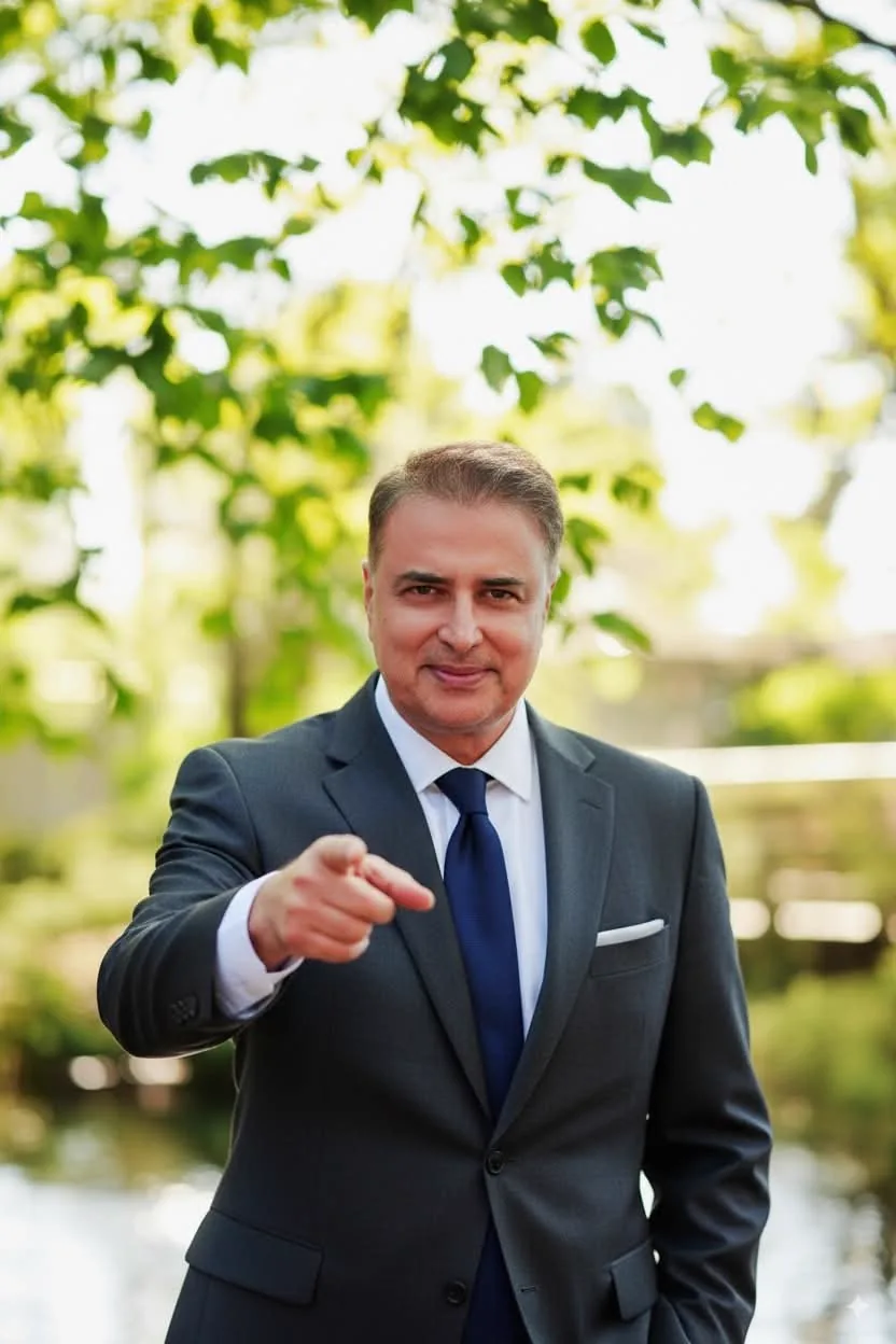 Aamir Bhatti — Suited Candidate for Mayor of Mississauga